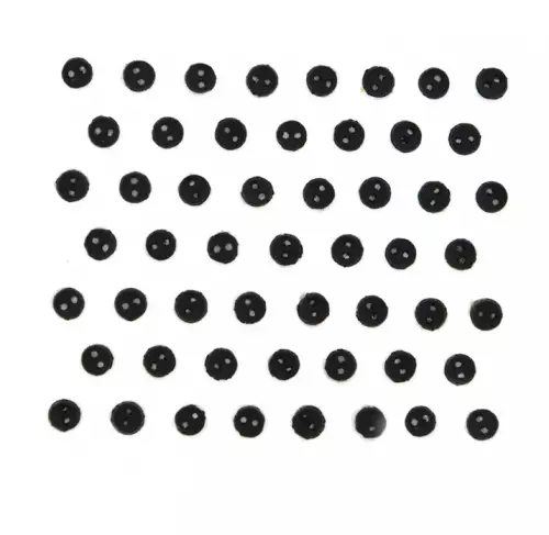 Набір гудзиків Micro Rounds Black, Dress It Up 3244