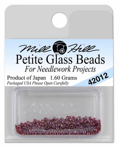 42012 бисер Mill Hill, 15/0 Royal Plum Petite Seed Beads фото 2