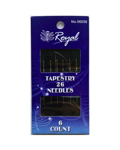 Набір гобеленових голок для вишивання Tapestry 26 Royal 06058