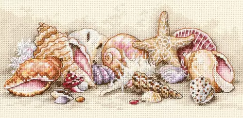 Набір для вишивання хрестиком Seashell Treasures, Dimensions 65035