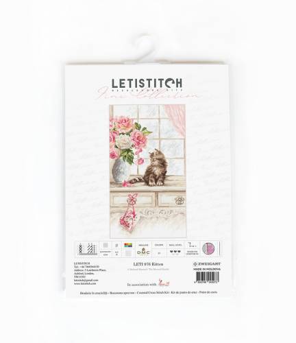 Набір для вишивки хрестиком Kitten Letistitch LETI 976 фото 2