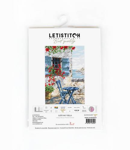 Набір для вишивки хрестиком VILLA Letistitch LETI 985 фото 2