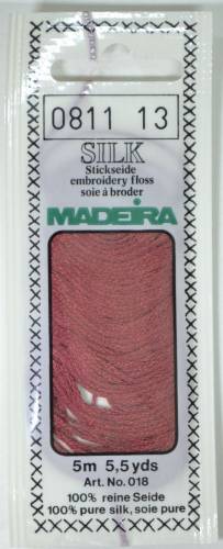 0811 шовкове муліне Madeira Silk Maroon фото 2