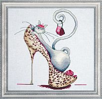 Набір для вишивки хрестиком Fashionista Cat Design Works 2744