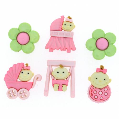 Набір гудзиків Baby Fun Girl, Dress It Up 5195 фото 2
