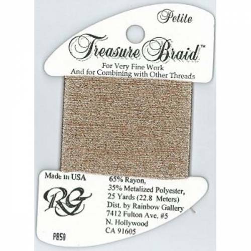 PB50 Нитка Treasure Braid Petite Rainbow Gallery Seashell