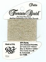 PB54 Нитка Treasure Braid Petite Rainbow Gallery Vatican Gold