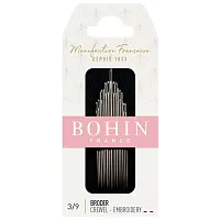 Голки для вишивки Bohin 00768 – асорті №3–9