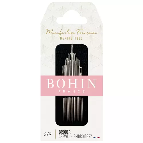Голки для вишивки Bohin 00768 – асорті №3–9