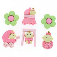 Набір гудзиків Baby Fun Girl, Dress It Up 5195
