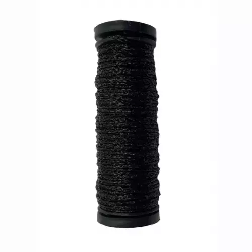 005HL Black High Lustre, Kreinik Very Fine #4 Braid