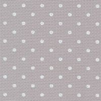 Канва Aida Petit Point Extra Fine 20 Zweigart 3326/7349, сіра в білий горох, 50х55 см