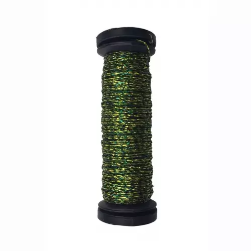 5011 Elfin Green, Kreinik Very Fine #4 Braid