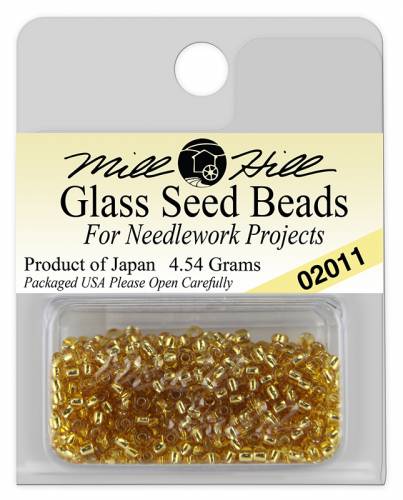 02011 бісер Mill Hill, 11/0 Victorian Gold Glass Beads фото 3