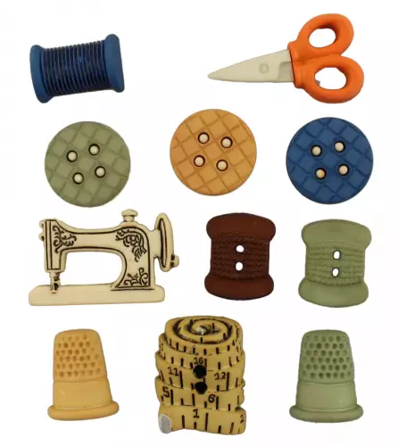Набір декоративних гудзиків Шиття, Buttons Galore 4099