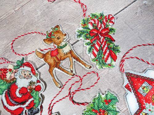 Набір для вишивки хрестиком Christmas Toys Kit nr.1 Letistitch LETI 966 фото 2