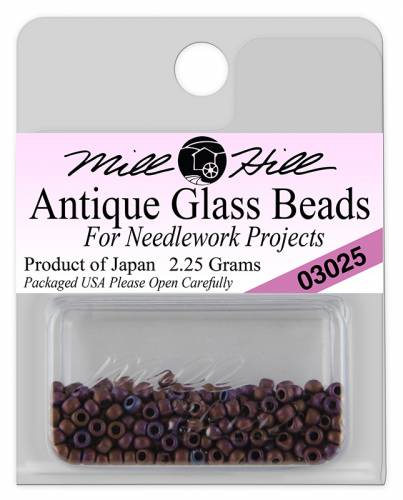 03025 бисер Mill Hill, 11/0 Wildberry Antique Glass Beads фото 3