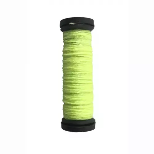 054F Glow-In-The-Dark Lemon-Lime, Kreinik Very Fine #4 Braid