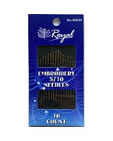 Набір голок для вишивання гладдю Embroidery 5/10 Royal 06025