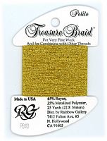 PB40 Нитка Treasure Braid Petite Rainbow Gallery Egyptian Gold