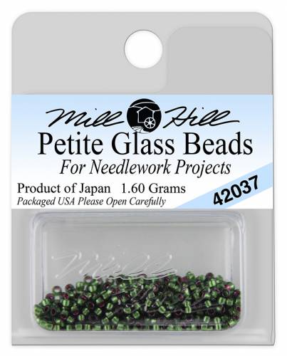 42037 бисер Mill Hill, 15/0 Green Velvet Petite Seed Beads фото 2