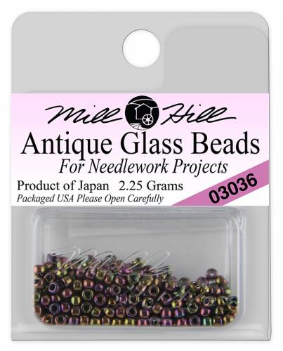03036 бисер Mill Hill, 11/0 Cognac Antique Glass Beads фото 3