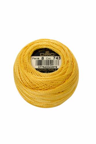 743 нитка DMC Pearl Cotton #8 фото 2