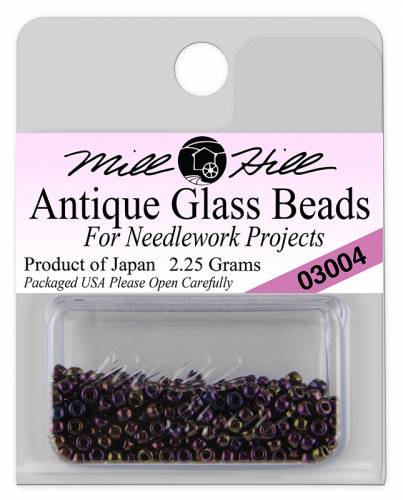 03004 бісер Mill Hill, 11/0 Eggplant Antique Glass Beads фото 3