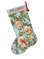 Набір для вишивки хрестиком Enchanted Ornament Stocking Dimensions 70-08854