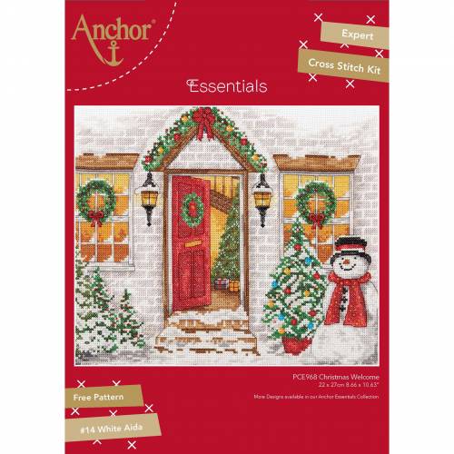 Набір для вишивання хрестиком Christmas Welcome Anchor PCE968 фото 2