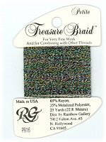 PB16 Нитка Treasure Braid Petite Rainbow Gallery Dark Multi