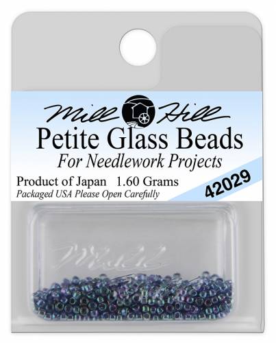 42029 бисер Mill Hill, 15/0 Tapestry Teal Petite Seed Beads фото 2