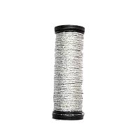 001L Solar Silver, Kreinik Very Fine #4 Braid