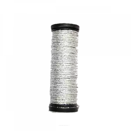 001L Solar Silver, Kreinik Very Fine #4 Braid