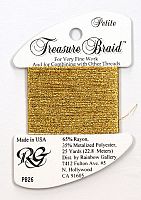 PB26 Нитка Treasure Braid Petite Rainbow Gallery Aztec Gold