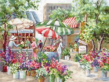 Набір для вишивки хрестиком Flower Market Letistitch LETI 978