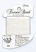 PB10 Нитка Treasure Braid Petite Rainbow Gallery White Pearl