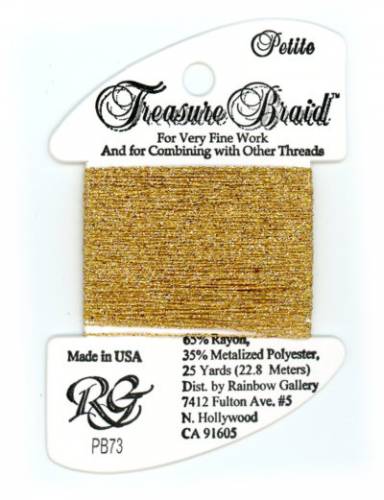 PB73 Нитка Treasure Braid Petite Rainbow Gallery Black Hills Gold